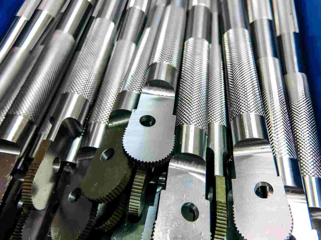 Knurled gear cog steel