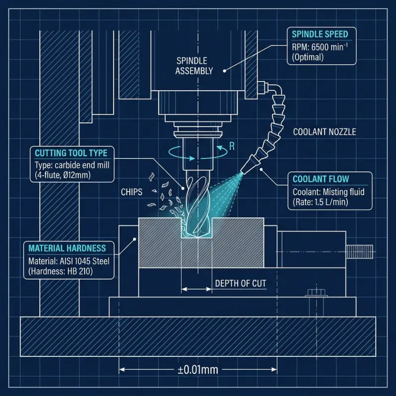 cnc machining material milling process