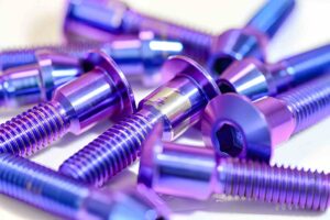 Anodized Titanium Screws