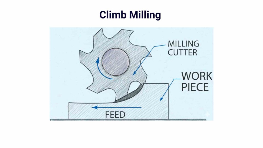 Climb milling