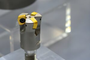 Close-up of the milling special coating indexable tool