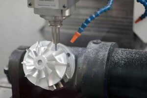 Complex aerospace part machining