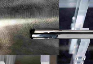 Cross Section of Reaming tool in plate metal