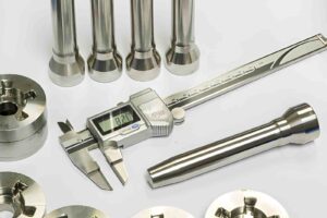 Operator inspection dimensions of CNC-turned aerospace parts