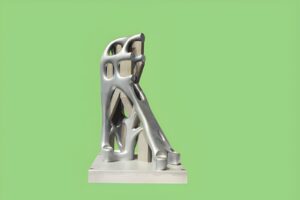 Titanium aircraft internal bracket part