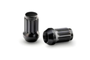 Titanium anodized wheel nuts