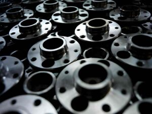 Titanium car spare parts anodized