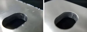 aluminum milling burr removal comparison