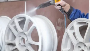 powder coated aluminum wheels