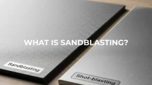 sandblasting surface finish