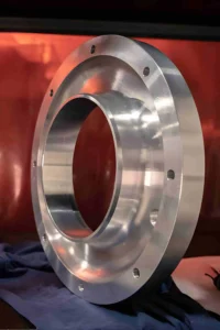 CNC-Machined Flanged Metal Ring