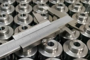 Metal bushings and caliber lie on them