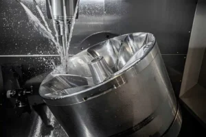 5-axis milling stainless steel impeller