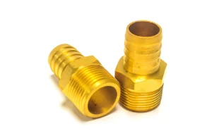 CNC turned brass fittings