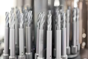 Set of end mills